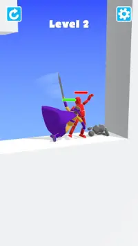 Ragdoll Ninja—permainan perang Screen Shot 1