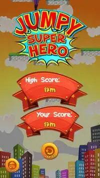 Jumpy Super Hero Screen Shot 5