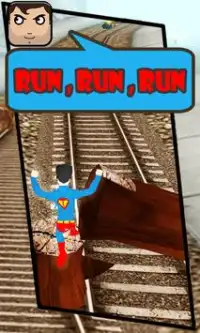 Subway Superman Run Screen Shot 0