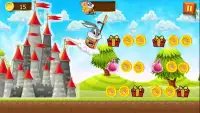 Super Looney Bunny Baby Bugs Tunes Run in jungle Screen Shot 4