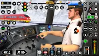 Railway Train Simulator Games Screen Shot 1