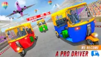 Rickshaw Driving Tourist Game Screen Shot 2