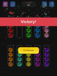 볼 정렬 퍼즐 게임 - 재미있는 색상 정렬 게임 Screen Shot 12