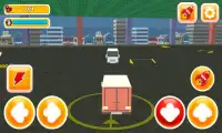 Blocky Bus Battle: Holo Rider 3D Screen Shot 2