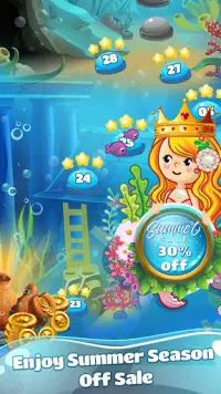Mermaid Pearl - Match 3 Screen Shot 2