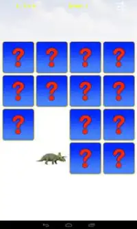 Jogo da memória : dinossauro Screen Shot 2