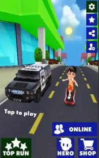 Run Kid Run Multiplayer 3D Screen Shot 1