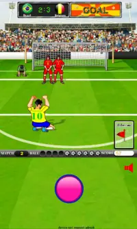 Ronaldo Messi Neymar Salah Football star free kick Screen Shot 14