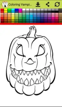 Coloring book for Vampiriina Monster Halloween Screen Shot 4
