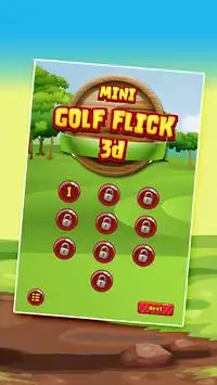 Mini Golf Flick 3D Free Screen Shot 7