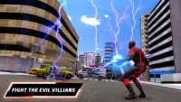Light Speed Hero Rescue City : Flying Rope Hero 3d Screen Shot 2