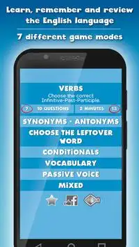 Aprender Inglés: gramática y vocabulario Screen Shot 0