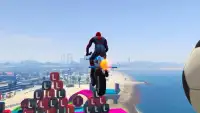 New Superhero Moto Bike Racing Tricks Master 2018 Screen Shot 0