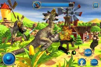 Wild Dino City Rampage: T-Rex Simulator Screen Shot 2