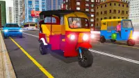Tuk Tuk Rickshaw Simulator: Modern Tuk Tuk Games Screen Shot 2