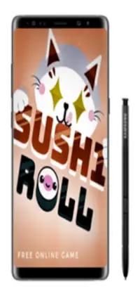 sushi roll 3d free online game Screen Shot 1