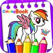 coloring horse pony