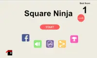 Ninja quadrado Screen Shot 0