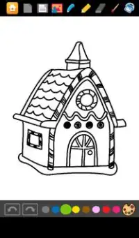 Coloring: Houses Screen Shot 3