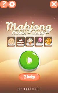 Mahjong Cookie & Candy - Free Screen Shot 16