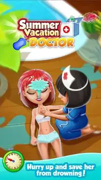 Crazy Pool Party Doctor Games Screen Shot 0