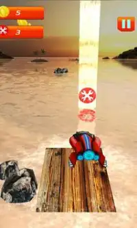 Jet boat racing 3D: water surfer driving game Screen Shot 11