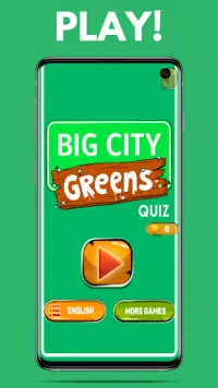 Big City Greens Games Quiz Screen Shot 0