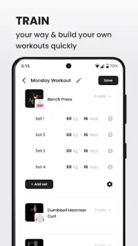MyCoach: Gym Workouts Planner Screen Shot 0