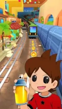 Subway Yokai Surfers Screen Shot 1