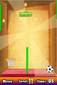 Wall Free Throw Soccer Game Screen Shot 2