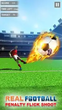Kick Footballer Flick Shootout:Soccer Penalty 2018 Screen Shot 2