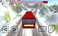 Snow Hill Bus Drive 3D Screen Shot 1