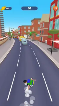 School Run 3D - Endless running game Screen Shot 1