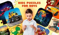 Kids Puzzles for Boys Screen Shot 0