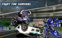 Angry Bull Attack Robot Transforming: Bull Games Screen Shot 7