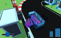 Stickman ciudad sobrecargada: Commuters juego 2020 Screen Shot 0