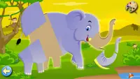 Savanna - Puzzles e jogos de colorir para crianças Screen Shot 3