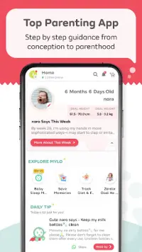 Mylo Pregnancy & Parenting App Screen Shot 0