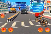BMX Bicycle Pizza Delivery Boy Screen Shot 5