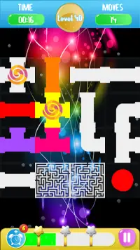 Conn: abstract color pipe plumber puzzle Screen Shot 1