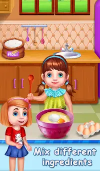 Designer  Birthday Cake Bakery Cooking Game Screen Shot 3