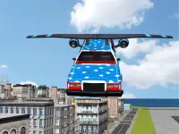 Flying Limo Car Driving Fever Screen Shot 13