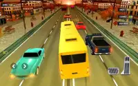 Pembalap lalu lintas bus: Endless highway racing Screen Shot 4