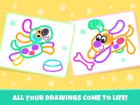 Pets Drawing for Kids and Toddlers games Preschool Screen Shot 19