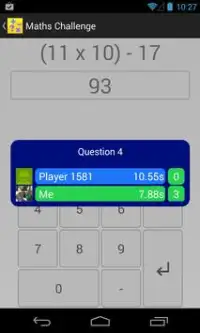 Maths Challenge Screen Shot 1