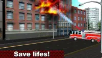 Fire Truck Emergency Driver 3D Screen Shot 2