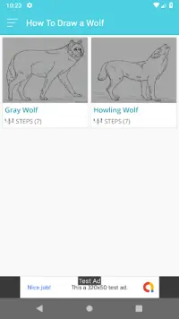🦊 How to Draw an Easy Wolf Screen Shot 0