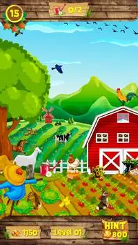 Hidden Objects : Farm Village Screen Shot 1