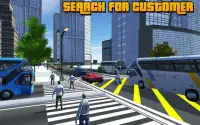 sopir taksi sepeda 3D Screen Shot 6