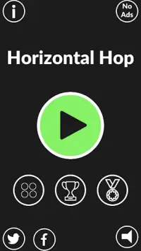Horizontal Hop: The One Tap Hopping Game Screen Shot 7